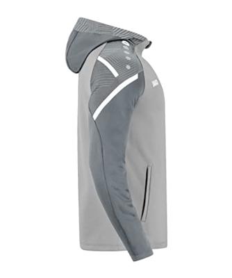 JAKO 6822 Jas Met Kap Performance - Zachtgrijs/Steengrijs - 3XL