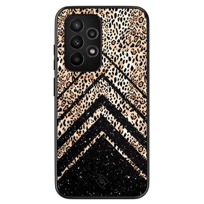 Samsung Galaxy A53 hoesje - Chevron luipaard Samsung Galaxy A53 hoesje - Chevron luipaard
