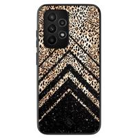 Samsung Galaxy A53 hoesje - Chevron luipaard - thumbnail