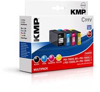 KMP Inktcartridge vervangt Canon PGI-1500BK XL, PGI-1500C XL, PGI-1500M XL, PGI-1500Y XL Compatibel Combipack Zwart, Cyaan, Magenta, Geel C99V 1564,0050 - thumbnail