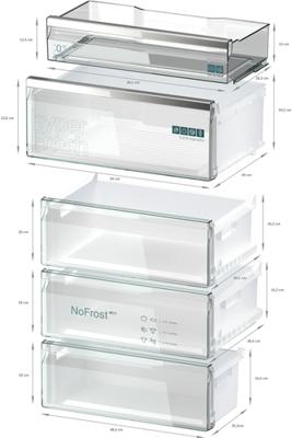 Siemens KG49N4XAF iQ500 extraKlasse Koel-vriescombinatie Siemens KG49N4XAF iQ500 extraKlasse Koel-vriescombinatie