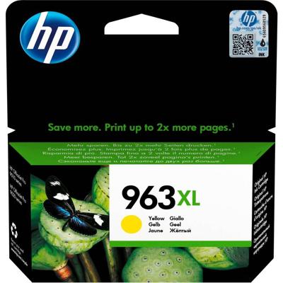 HP 963XL Inktcartridge Origineel Geel 3JA29AE Inkt HP 963XL Inktcartridge Origineel Geel 3JA29AE Inkt