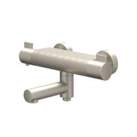 Badthermostaatkraan IVY Pact Opbouw Omstel Met Draaibare Baduitloop Met Omstel Cooltouch Geborsteld Nickel PVD IVY - thumbnail