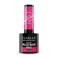 Claresa rainbow jello base coat pink 5ml - thumbnail