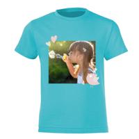 T-shirt voor kinderen bedrukken - Lichtblauw - 8 jaar - thumbnail