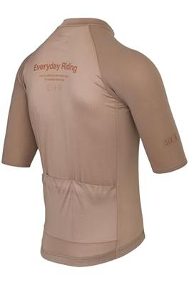 AGU Classic Fietsshirt SIX6 Heren Toffee - Bruin - XXL AGU Classic Fietsshirt SIX6 Heren Toffee - Bruin - XXL