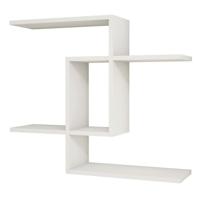 Homemania Wandschap Even 75x22x67 cm wit - thumbnail