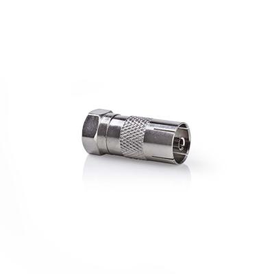 Satelliet- en antenne-adapter | F male - Coax female | 10 stuks | Metaal