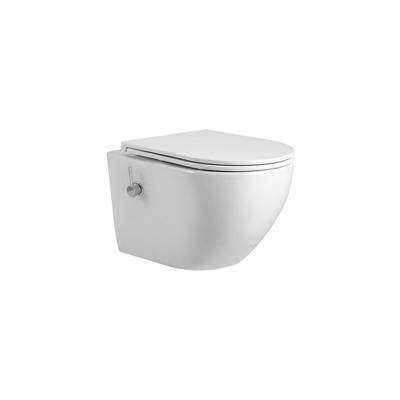 Wandcloset BWS Tado Pro met Bidetkraan Randloos Glans Wit 52.5 cm (incl. Zitting) Wandcloset BWS Tado Pro met Bidetkraan Randloos Glans Wit 52.5 cm (incl. Zitting)