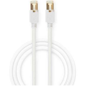 Nedis CAT6 Netwerkkabel | RJ45 Male | RJ45 Male | S/FTP | 1.00 m | Rond | LSZH | Wit | Blister - CCGB85221WT10
