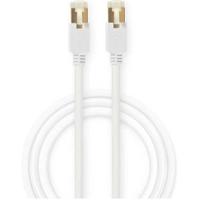Nedis CAT6 Netwerkkabel | RJ45 Male | RJ45 Male | S/FTP | 1.00 m | Rond | LSZH | Wit | Blister - CCGB85221WT10 - thumbnail