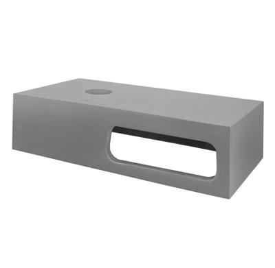 Fontein Planchet Best Design Malo Solid Surface 40x21x10 cm Grijs