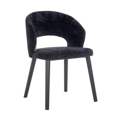 Richmond Eetkamerstoel 'Savoy' Chenille, kleur Zwart