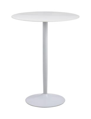 Bendt Ronde Bartafel 'Tempest' Keramiek met marmerprint, 80cm, kleur Wit