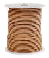 Creativ Company Leerkoord, dikte 2 mm, beige, 50 m/ 1 rol - thumbnail