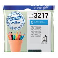 Brother Inktcartridge LC-3217C Origineel Cyaan LC-3217 C - thumbnail