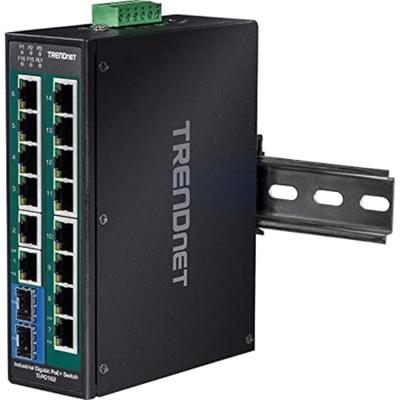 TrendNet 21.22.1460 TI-PG162 Industrial Ethernet Switch 10 / 100 / 1000 MBit/s