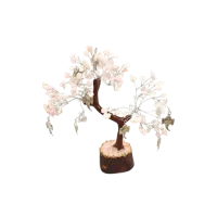 Edelsteenboom Rozenkwarts - De Kracht Van Wijsheid - 18 cm - thumbnail