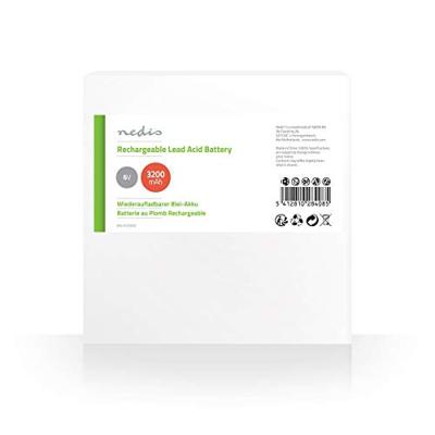 Oplaadbare Loodaccu - Lead-Acid - Oplaadbaar - 6 V - 3200 mAh