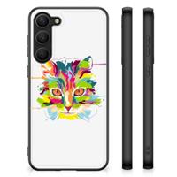 Samsung Galaxy S23 Plus Hoesje Cat Color - thumbnail
