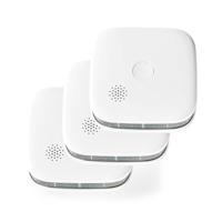 Nedis WIFIDS20WT3 Smartlife Rookmelder Wi-fi Batterij Gevoed Levenscyclus Sensor: 10 Jaar En 14604 Max. Batterijduur: 24 Maanden Android / Ios 85 Db Wit 3 Stuks - thumbnail