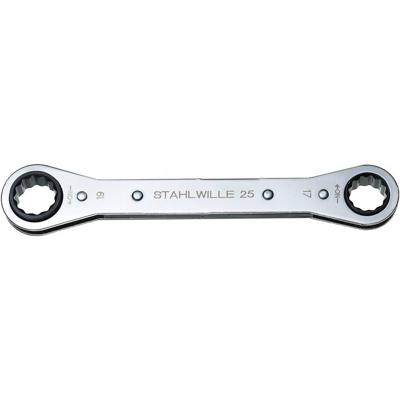 Stahlwille Ratelringsleutel | 14 x 15 mm | 12-KT. lengte 170 mm | aantal tanden 22 | 1 stuk - 41131415 41131415