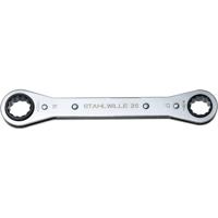 Stahlwille Ratelringsleutel | 14 x 15 mm | 12-KT. lengte 170 mm | aantal tanden 22 | 1 stuk - 41131415 41131415 - thumbnail