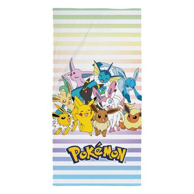 Pokemon strandlaken Eevee family 70 x 140 cm