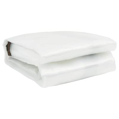 Doorzichtig zeildoek met zeilringen 12x12 m polyethyleen Doorzichtig zeildoek met zeilringen 12x12 m polyethyleen