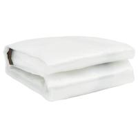 Doorzichtig zeildoek met zeilringen 12x12 m polyethyleen - thumbnail