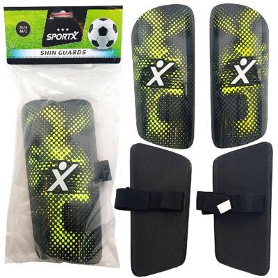 SportX scheenbeschermers groen/zwart SportX scheenbeschermers groen/zwart