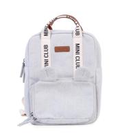 CHILDHOME Mini Club rugzak van canvas wit - thumbnail