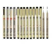 Fineliner Sakura Pigma Micron 05 basic set 6 kleuren | 6 stuks - thumbnail