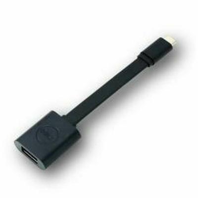 Dell USB-C Adapter [1x USB-C stekker - 1x USB-A-bus] Dell - USB-Adapter - USB-C (M) bis USB Typ A (W) 0.13 m
