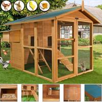 Kippenhok Klein Dierenverblijf 191x151x148cm - thumbnail