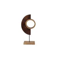 Sculptuur Art op voet mango 20x6x46cm - thumbnail