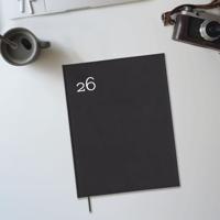 Agenda Finocam DYNAMIC MILANO Zwart 21 x 27 cm 2026 - thumbnail