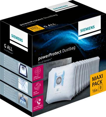 Siemens Power Protect Stofzak, 16 stuks stofzuigerzak