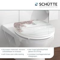Schutte MDF High Gloss WC-bril FLOWERS AND WOOD met soft-close
 80549 - thumbnail
