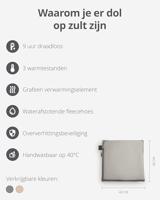 Duux Mellow Chair Pad (40 x 40) Elektrische deken Grijs - thumbnail