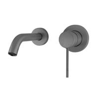 Best-Design "Moya-Decorata" Inbouw-Wandmengkraan Uitl=20cm Gunmetal - thumbnail