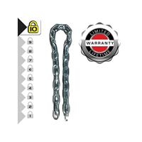 Masterlock Ketting, staal met vinyl, 10mm, 1,5m - 8020EURD 8020EURD - thumbnail