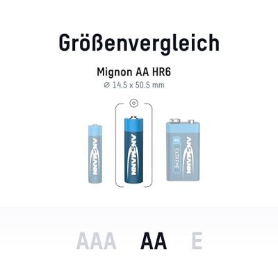 Ansmann 4x Lithium Mignon Batterij - thumbnail