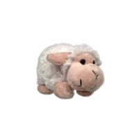 Pluche schaap 15cm met kraalogen - thumbnail