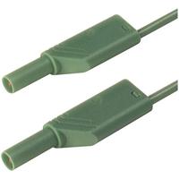 SKS Hirschmann MLS GG 100/2,5 ge/gn Veiligheidsmeetsnoer Banaanstekker 4 mm Banaanstekker 4 mm 1.00 m Geel 1 stuk(s) - thumbnail