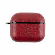 AirPods 3 hoesje - Leder - Leather series - Rood AirPods 3 hoesje - Leder - Leather series - Rood