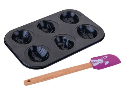 FACKELMANN Muffinvorm met spatel FACKELMANN Muffinvorm met spatel