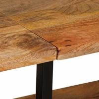 Wandtafel 180x35x70 cm massief mangohout - thumbnail