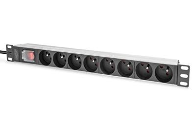 Digitus DN-95402-1-FR energiedistributie 8 AC-uitgang(en) 1U Digitus DN-95402-1-FR energiedistributie 8 AC-uitgang(en) 1U
