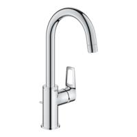 GROHE Bauloop waterbesparende wastafelkraan L-Size chroom 23763001 - thumbnail